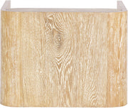Cresthill Oak Wood Nightstand in White - 862-NS