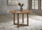 Crestmore 46-inch Round Wood Dining Table Walnut - 108570