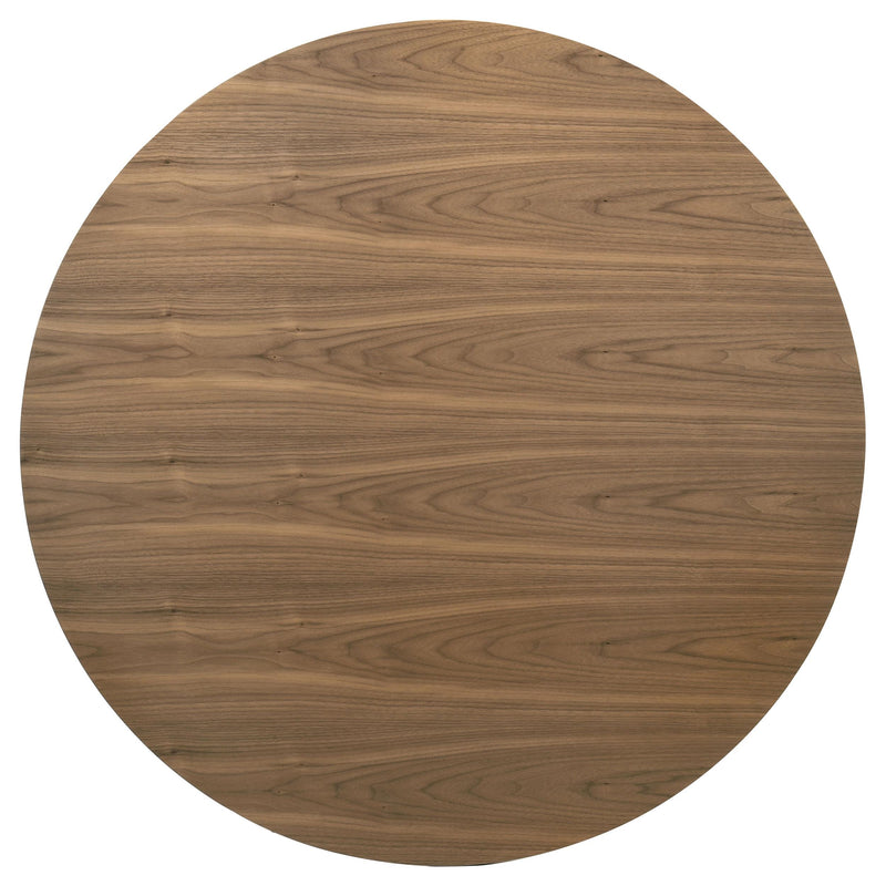 Crestmore 46-inch Round Wood Dining Table Walnut - 108570