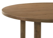 Crestmore 46-inch Round Wood Dining Table Walnut - 108570