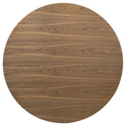 Crestmore 5-piece 46-inch Round Wood Dining Table Set Walnut - 108570-S5