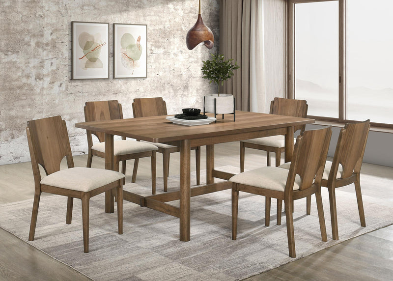 Crestmore 71-inch Rectangular Wood Dining Table Walnut - 108571