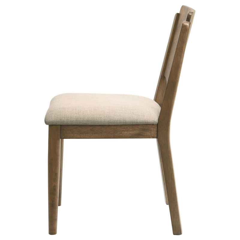 Crestmore Dining Chair Upholstered Seat Walnut (Set of 2) - 108572
