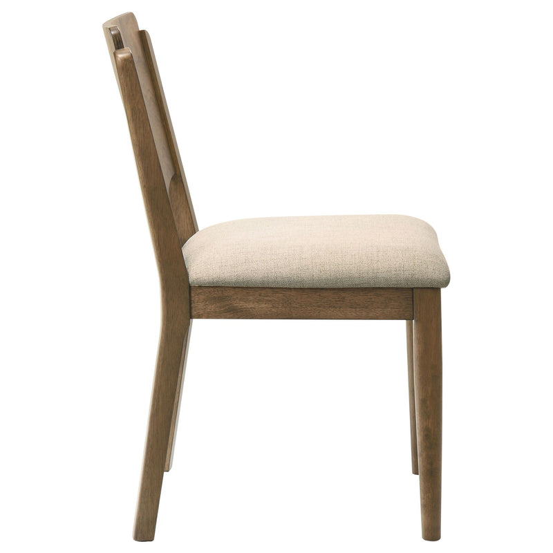 Crestmore Dining Chair Upholstered Seat Walnut (Set of 2) - 108572
