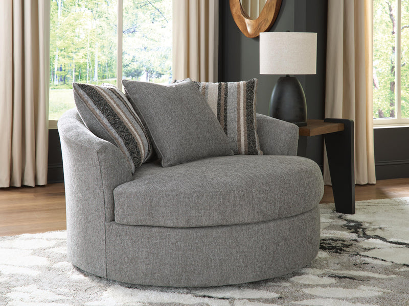 Creston Heights Smolder Oversized Swivel Accent Chair - PC6410621