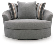 Creston Heights Smolder Oversized Swivel Accent Chair - PC6410621
