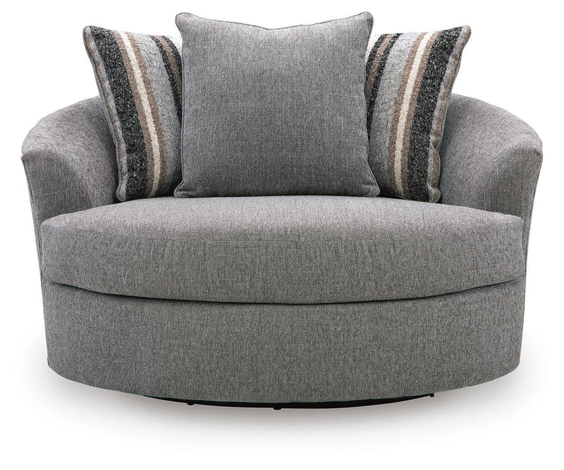 Creston Heights Smolder Oversized Swivel Accent Chair - PC6410621