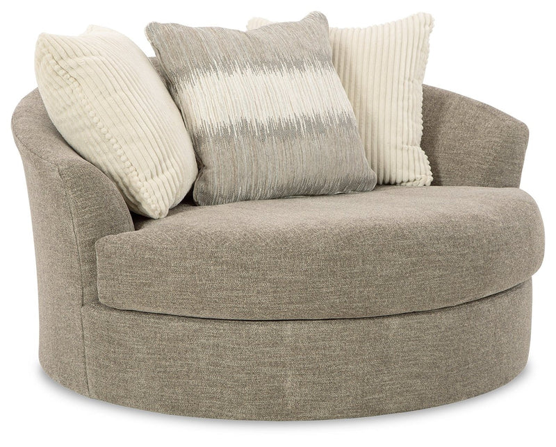 Creswell Oversized Swivel Accent Chair - Gate FurnitureChair