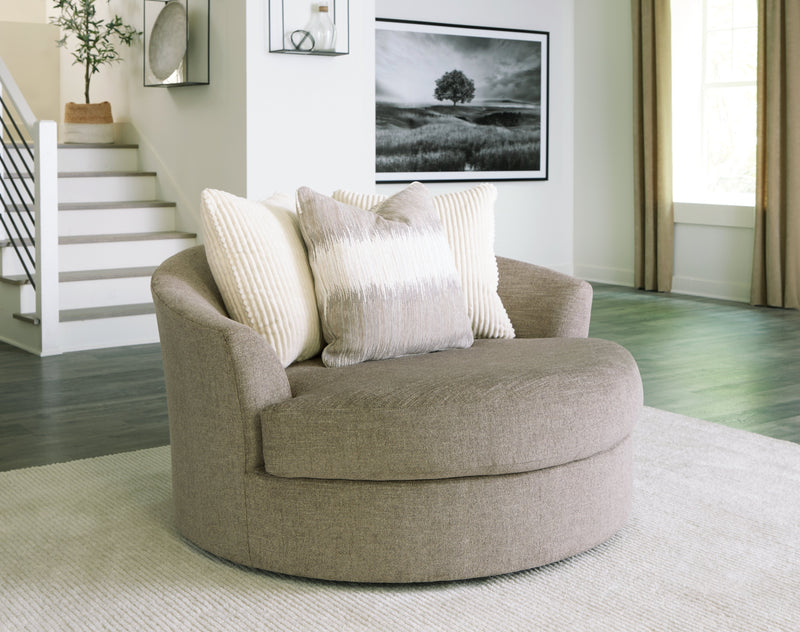Creswell Oversized Swivel Accent Chair - Gate FurnitureChair