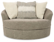 Creswell Oversized Swivel Accent Chair - Gate FurnitureChair