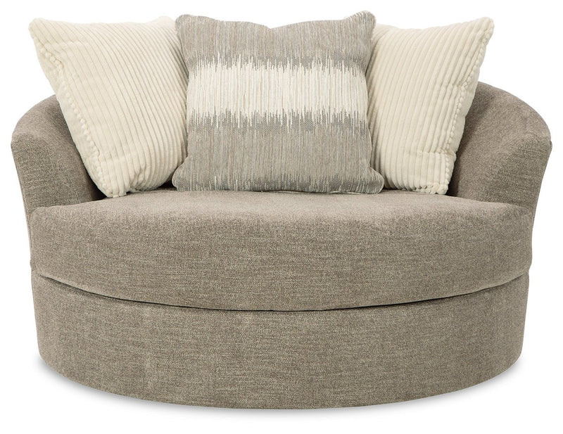 Creswell Oversized Swivel Accent Chair - Gate FurnitureChair