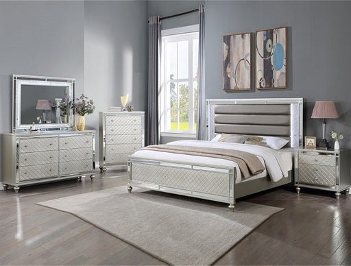 Cristian King Footboard Champagne - Gate Furniture