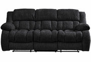 U250 Ebony Reclining Sofa/Console Reclining Loveseat - U250-EBONY-RS/CRLS