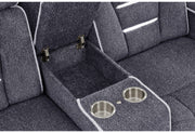 U1895 Grey P2 Reclining Sofa/Console Reclining Loveseat - U1895-GREY-P2 RS/CRLS