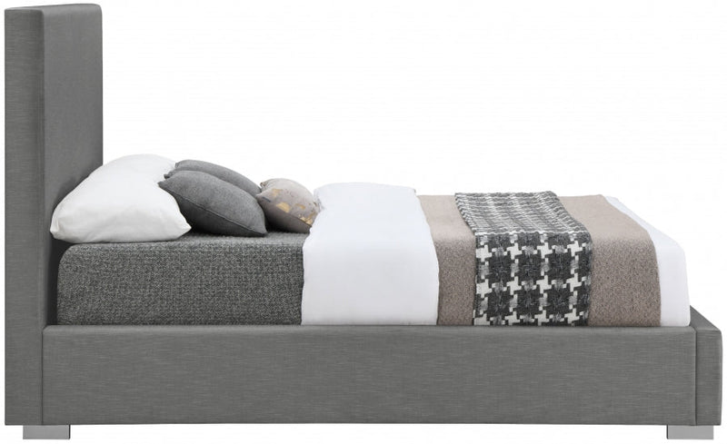 Crosby Linen Textured Full Bed Grey - CrosbyGrey-F
