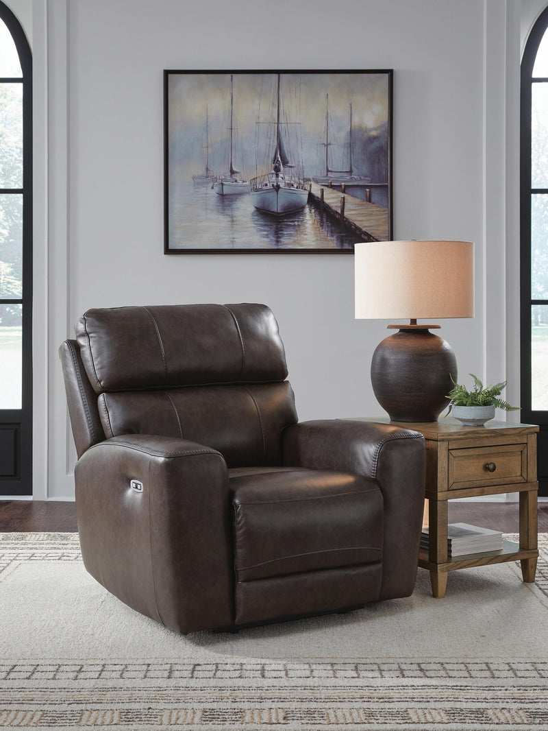 Crossplex Smoke Power Recliner - PCU6450613