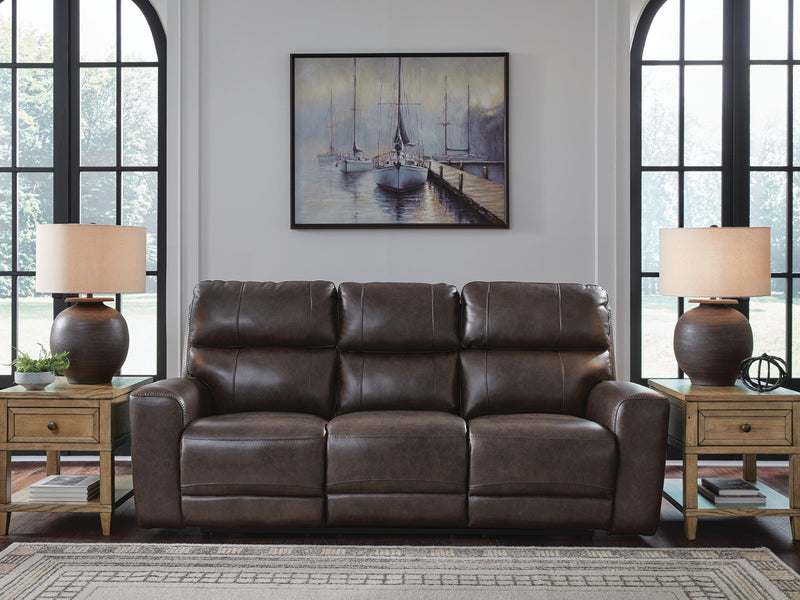 Crossplex Smoke Power Reclining Sofa - PCU6450615