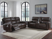 Crossplex Sofa and Loveseat in Smoke - PKG022064