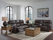 Crossplex Sofa and Loveseat in Smoke - PKG022064