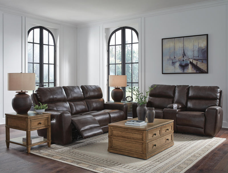 Crossplex Sofa and Loveseat in Smoke - PKG022064