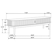 Croyden 71-inch TV Stand Media Console Weathered Natural - 722923