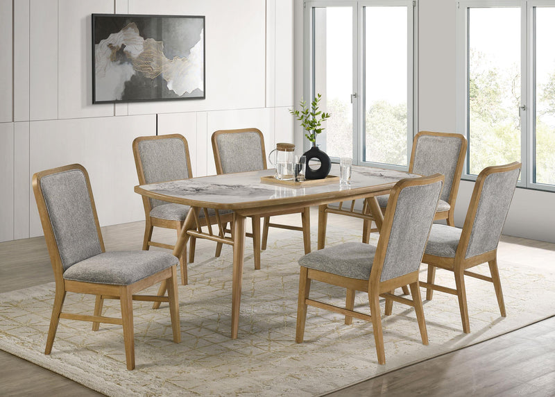Croyden 73-inch Rectangular Dining Table Weathered Natural - 193731