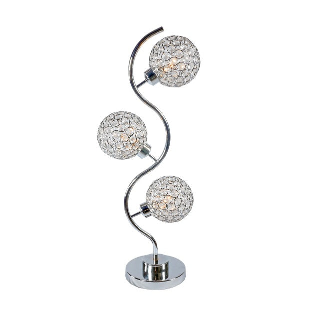 Crystal 3 Globe Table Lamp - 6260T