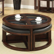 Crystal Cove Dark Walnut Coffee Table - CM4321C