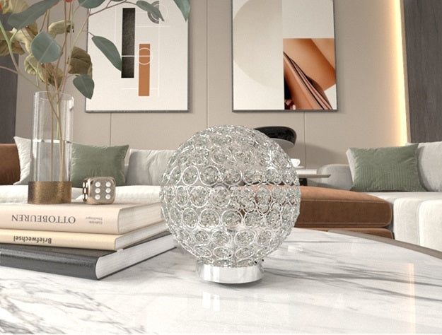 Crystal Globe Table Lamp, Set of 2 - 6262T-2