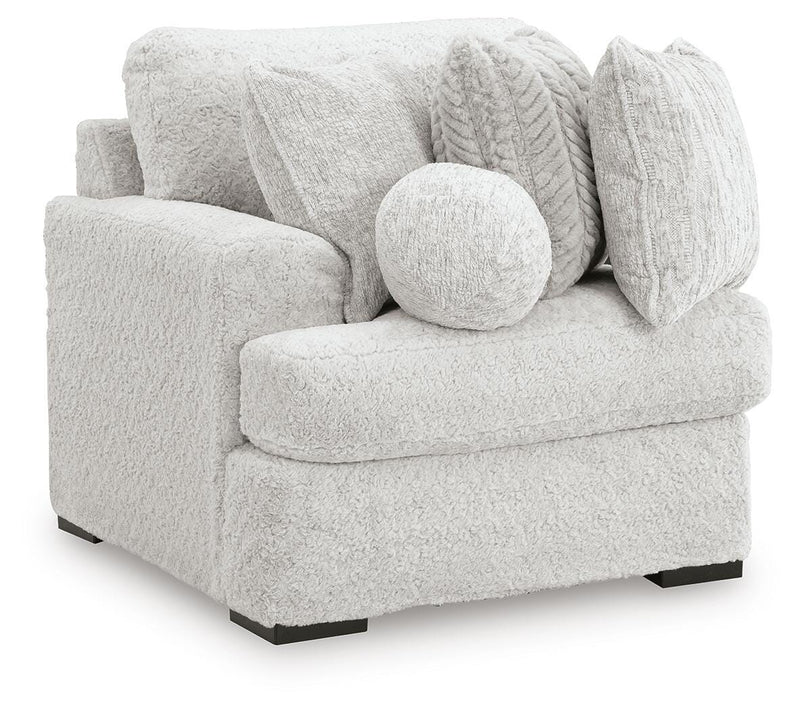 Cuddle Plush 3-Piece Sectional, Chair and Ottoman - PC59106U1