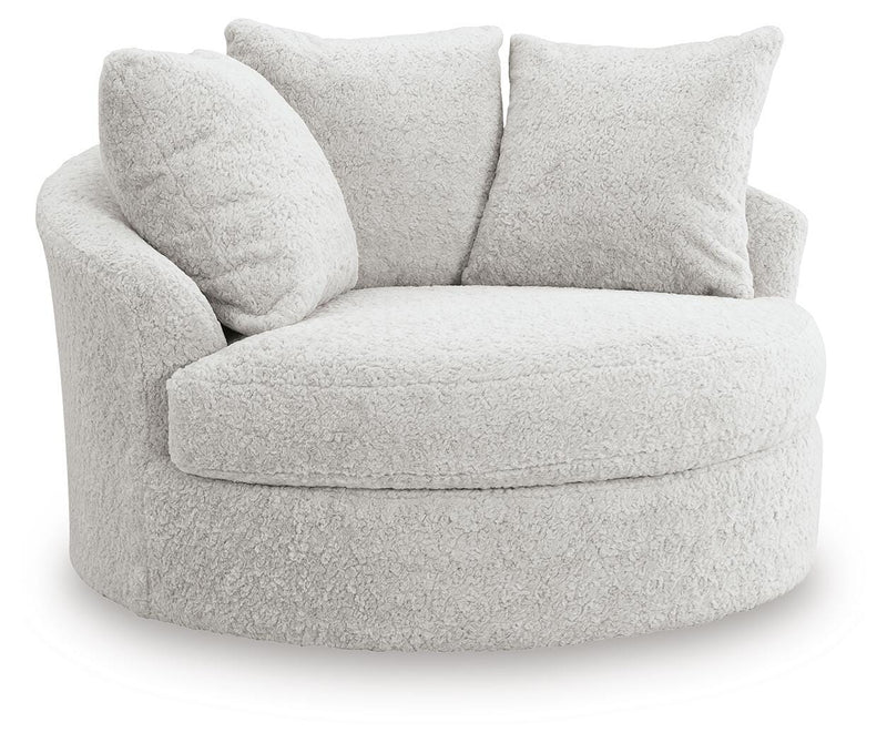 Cuddle Plush 3-Piece Sectional, Chair and Ottoman - PC59106U1