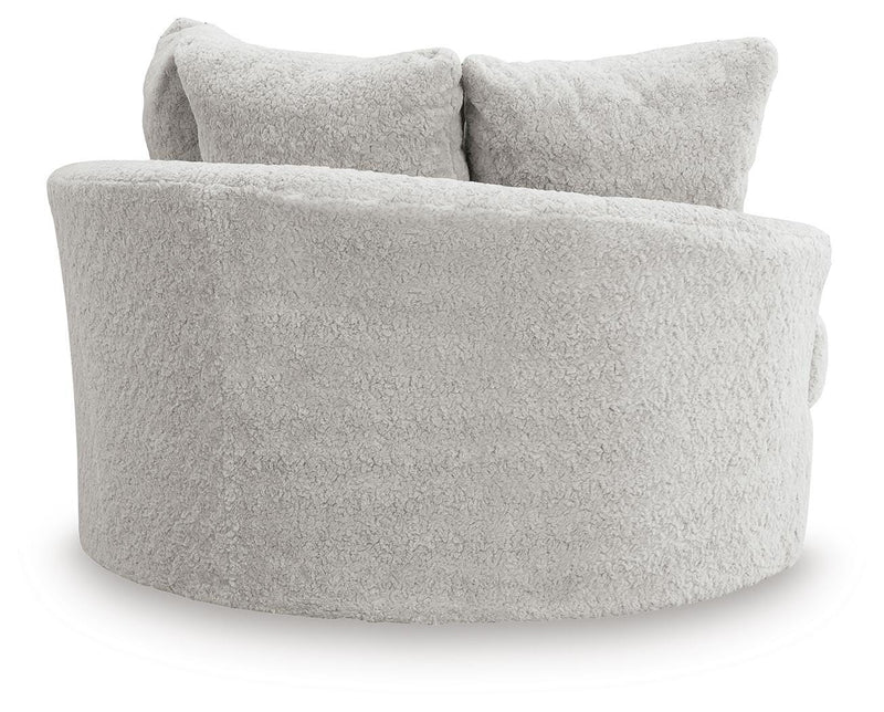 Cuddle Plush 3-Piece Sectional, Chair and Ottoman - PC59106U1