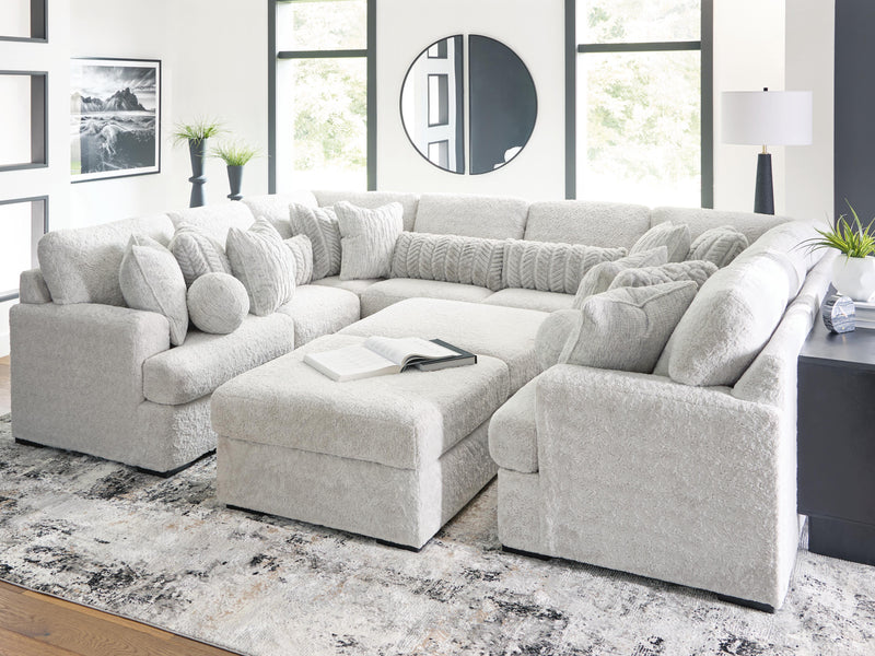 Cuddle Plush Arctic 10-Piece Sectional - PC59106S10