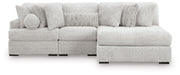 Cuddle Plush Arctic 3-Piece Sectional with Chaise - PC59106S1