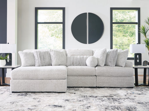 Cuddle Plush Arctic 3-Piece Sectional with Chaise - PC59106S7