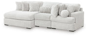 Cuddle Plush Arctic 3-Piece Sectional with Chaise - PC59106S7