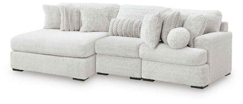 Cuddle Plush Arctic 3-Piece Sectional with Chaise - PC59106S7