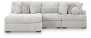 Cuddle Plush Arctic 3-Piece Sectional with Chaise - PC59106S7