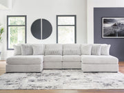 Cuddle Plush Arctic 4-Piece Sectional with Chaise - PC59106S4