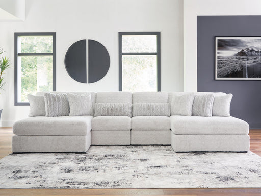 Cuddle Plush Arctic 4-Piece Sectional with Chaise - PC59106S4