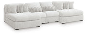 Cuddle Plush Arctic 4-Piece Sectional with Chaise - PC59106S4