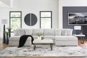 Cuddle Plush Arctic 4-Piece Sectional with Chaise - PC59106S4