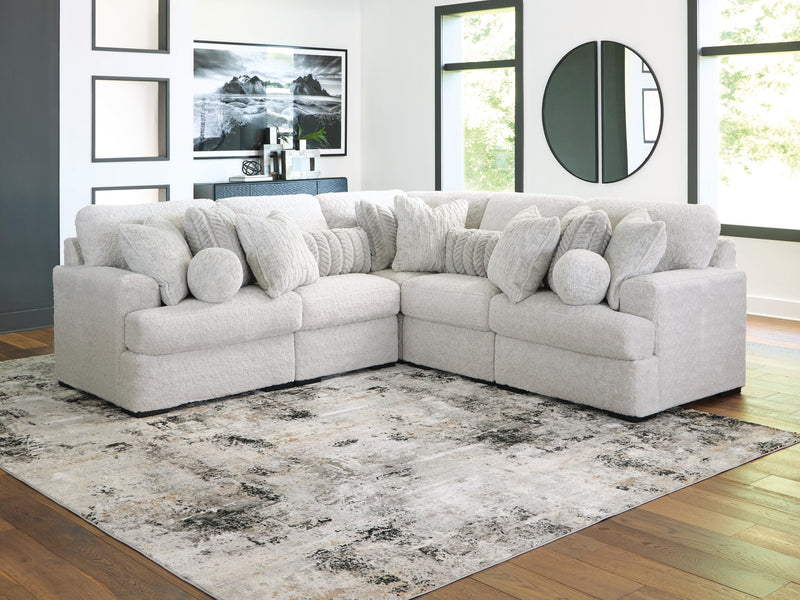 Cuddle Plush Arctic 5-Piece Sectional - PC59106S2