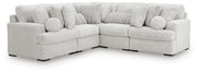 Cuddle Plush Arctic 5-Piece Sectional - PC59106S2