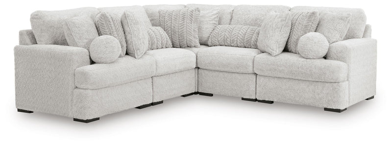 Cuddle Plush Arctic 5-Piece Sectional - PC59106S2