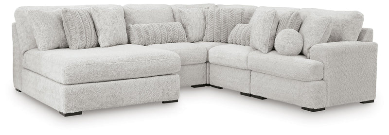 Cuddle Plush Arctic 5-Piece Sectional with Chaise - PC59106S11