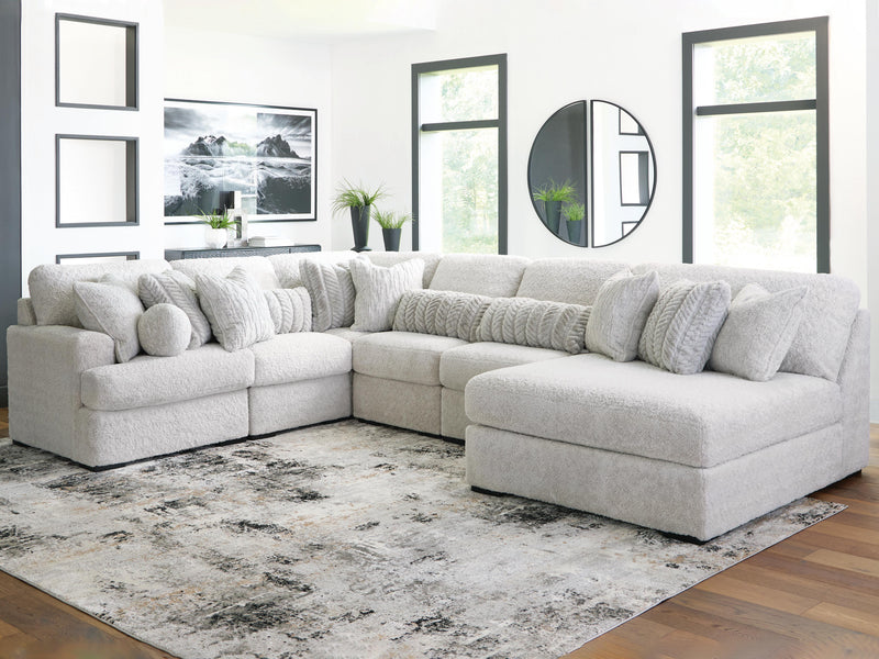 Cuddle Plush Arctic 6-Piece Sectional with Chaise - PC59106S3