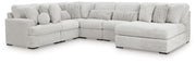 Cuddle Plush Arctic 6-Piece Sectional with Chaise - PC59106S3