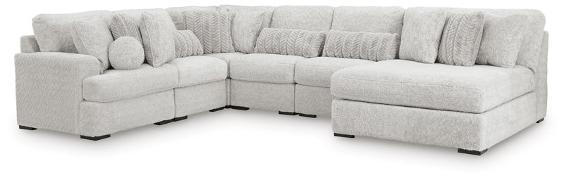 Cuddle Plush Arctic 6-Piece Sectional with Chaise - PC59106S3