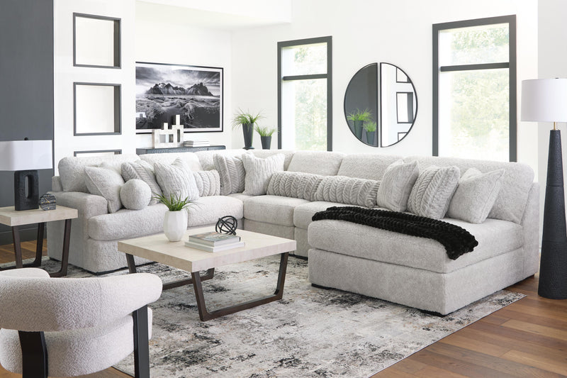 Cuddle Plush Arctic 6-Piece Sectional with Chaise - PC59106S3